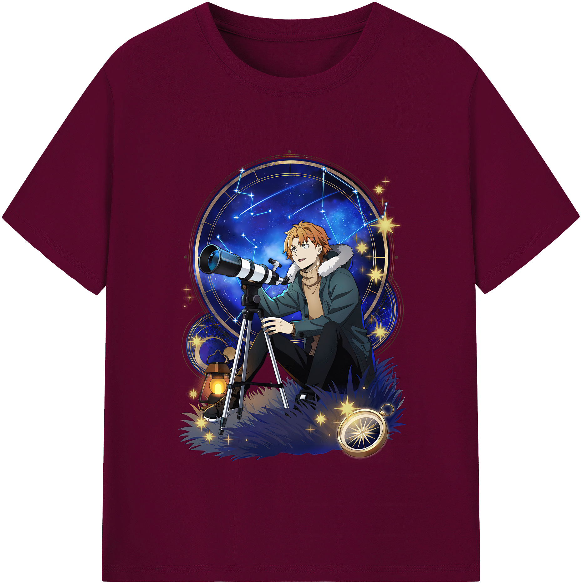 （画像用） 文豪ストレイドッグス Bungo Stray Dogs レディースカジュアルプリントTシャツ（綿100％）